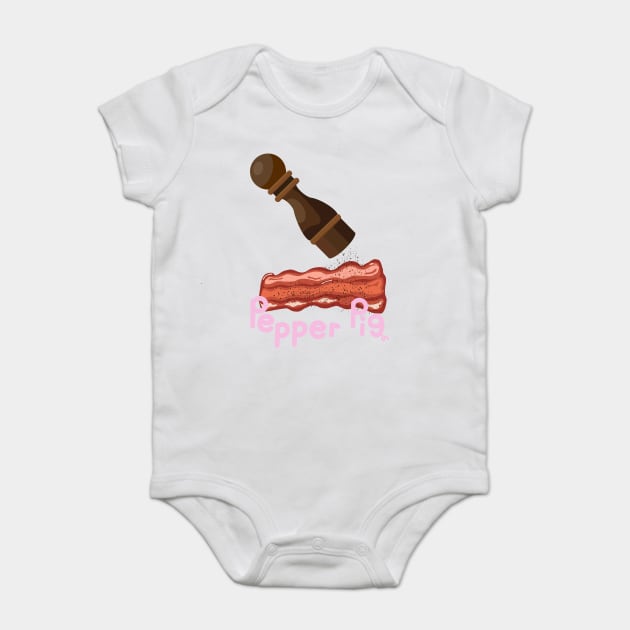 Pepper Pig Baby Bodysuit by Def'ead